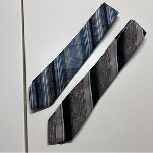 Welmon By Wembley LOT OF 2 Ties Mutli colored striped